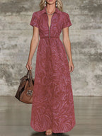 🌟 Timeless Paisley Print Maxi Dress: Effortless Elegance for Every Occasion