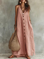 Boho Linen Maxi Dress: Effortless Summer Style