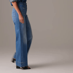 Tummy Control Sailor Wide Leg Trouser