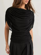 Ruched Short Sleeve Top