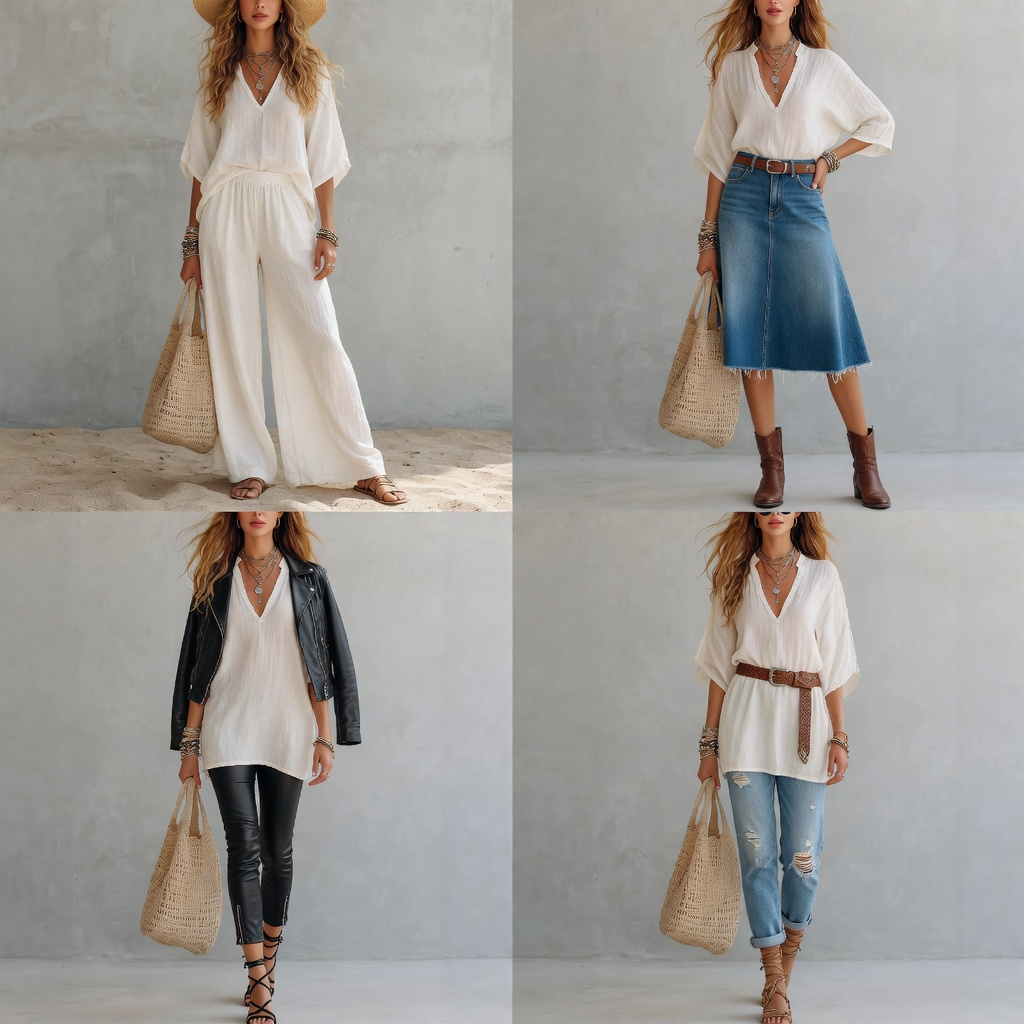 Effortless Boho Tunic Dress – Versatile Summer Essential