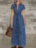 🌟 Timeless Paisley Print Maxi Dress: Effortless Elegance for Every Occasion