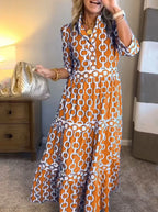 Chain Link Midi Dress