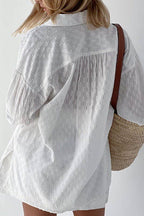 Summer Women Shorts Sets Shirt Shorts Suit 2 Piece Set Sleeve Outfits Homewear