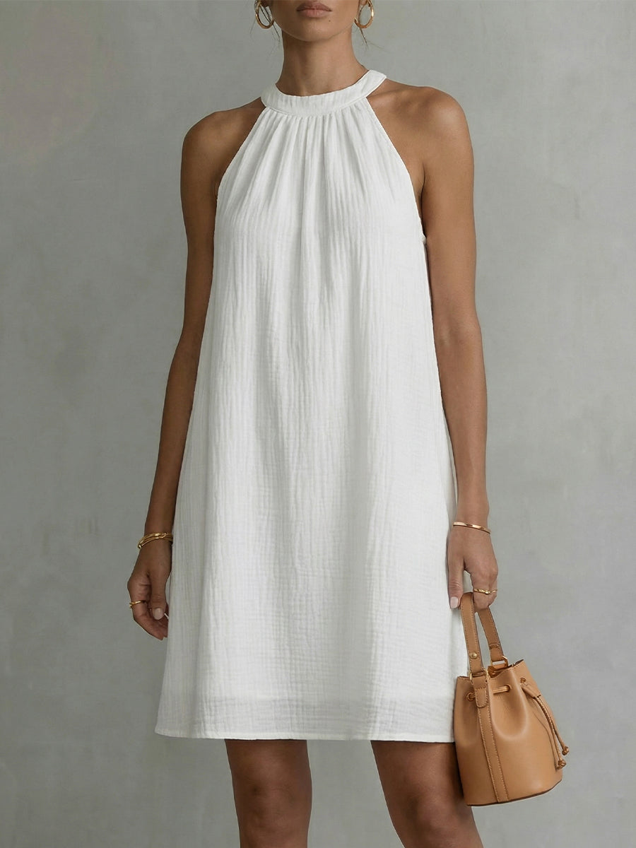 Women's Halter Neck Sleeveless Dress