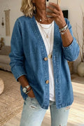 Women's Casual Denim Cardigan