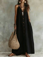 Boho Linen Maxi Dress: Effortless Summer Style