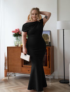 2025 Women's Elegant Sleeveless Off Shoulder Bodycon Long Formal Party Evening Dress