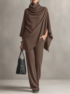 Elegant Drape Two-Piece Set