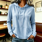 Women’s Casual Long Sleeve Pullover Hoodie with Pockets