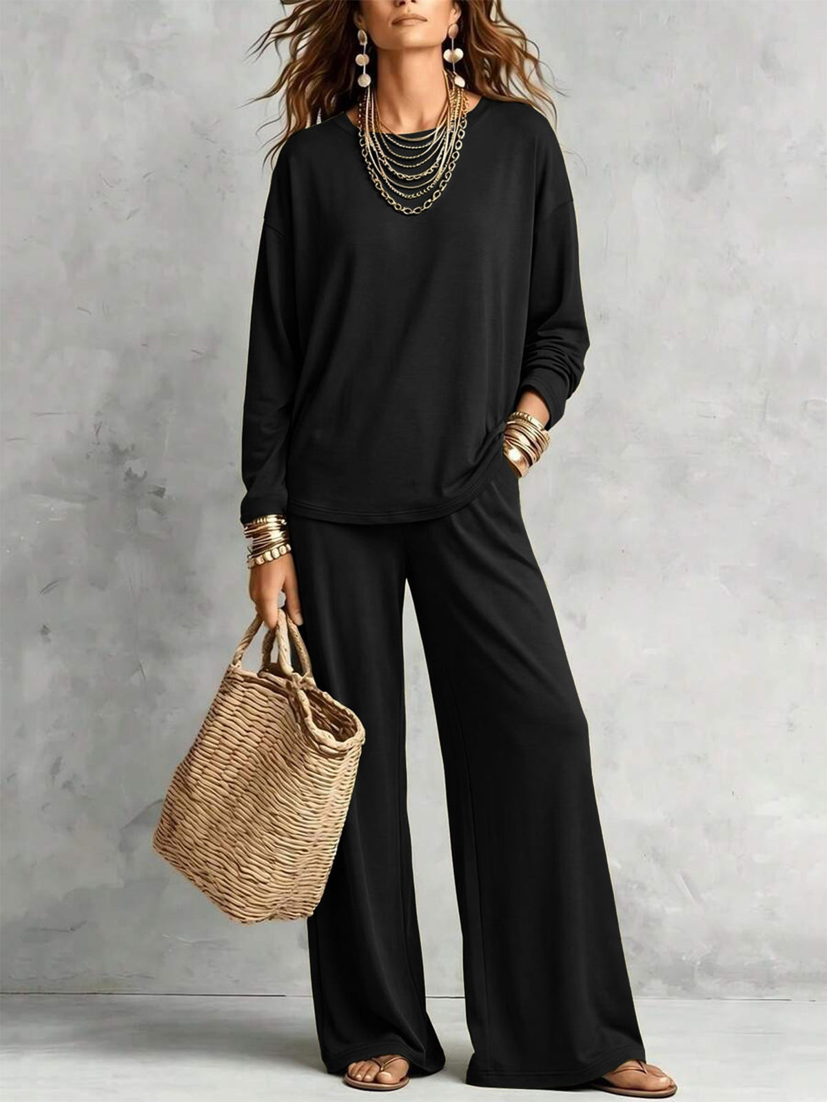 Relaxed Two-Piece Lounge Set