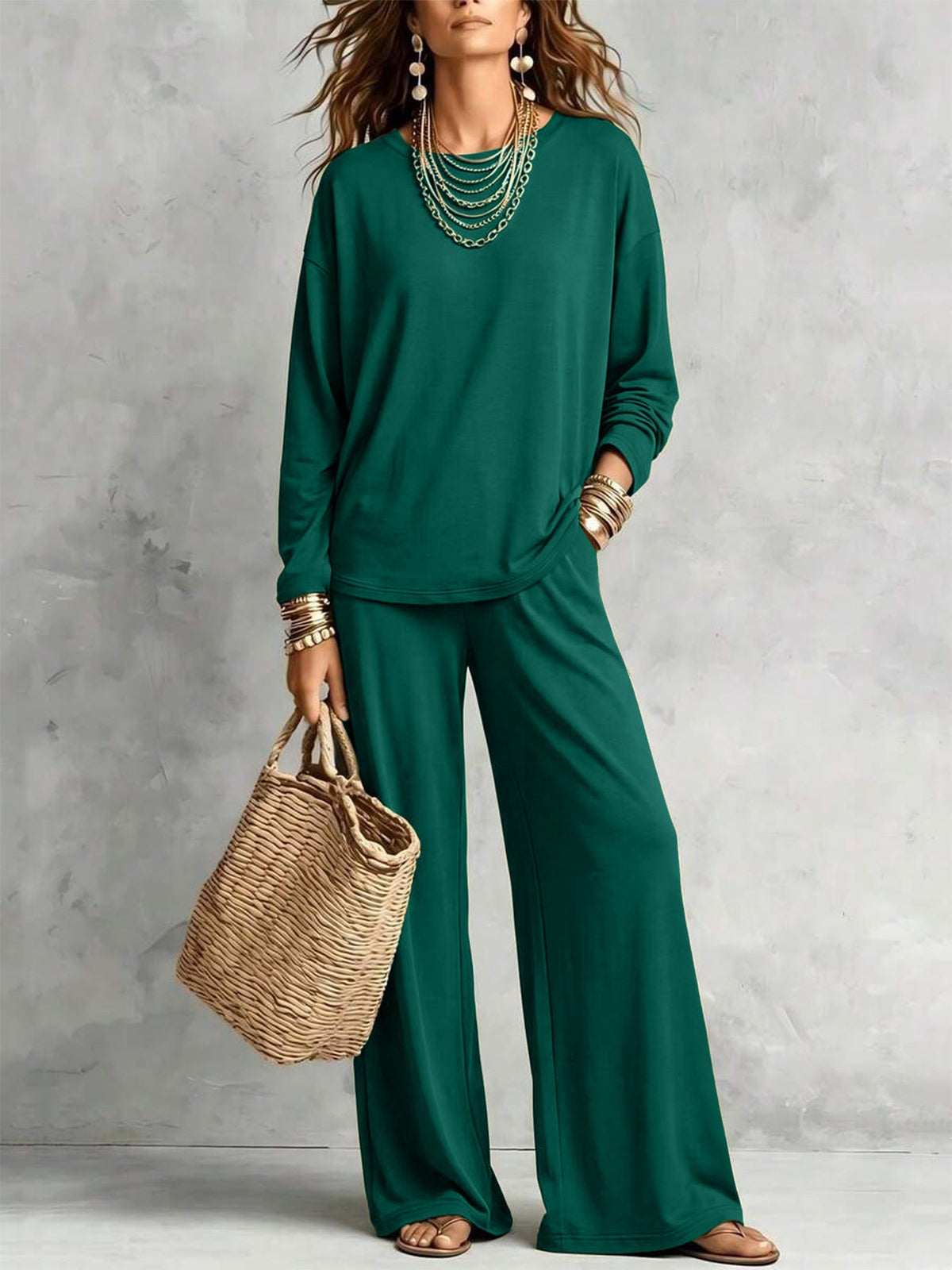 Relaxed Two-Piece Lounge Set
