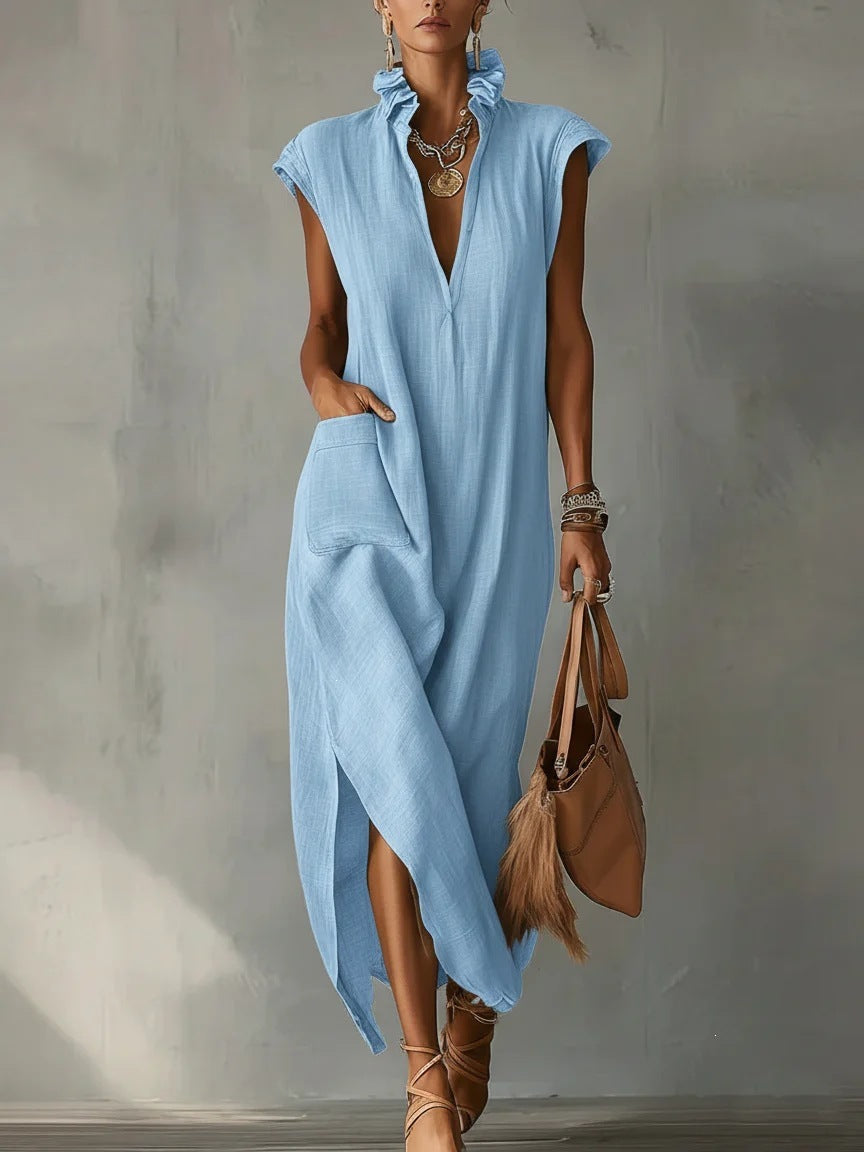 Ruffle Spring Maxi Dress