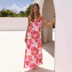 🌸Women's Floral Print Sleeveless Maxi Dress