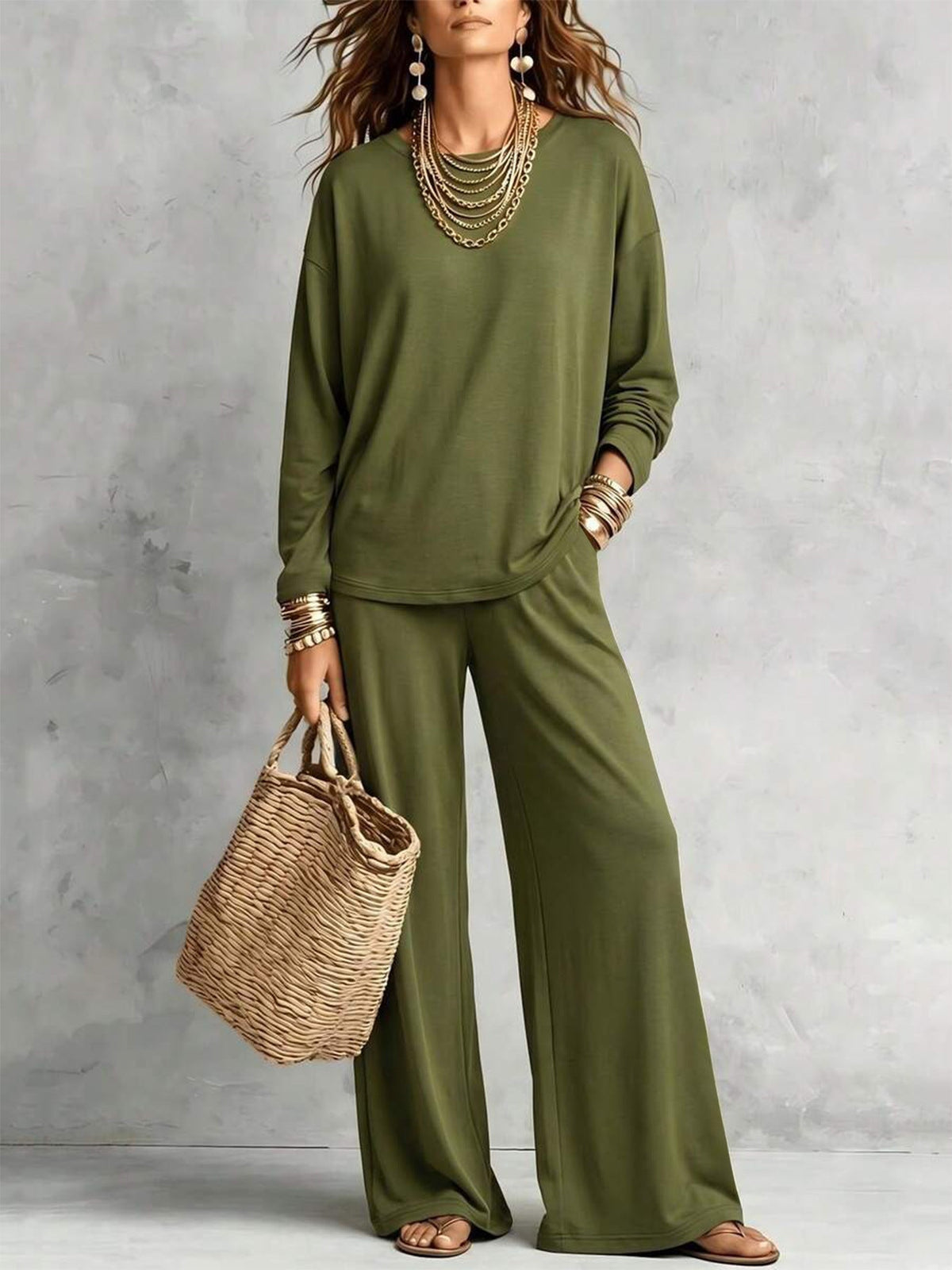 Relaxed Two-Piece Lounge Set