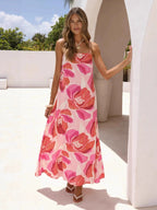 🌸Women's Floral Print Sleeveless Maxi Dress