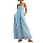 Coastal Resort Wear Loose Long Dress