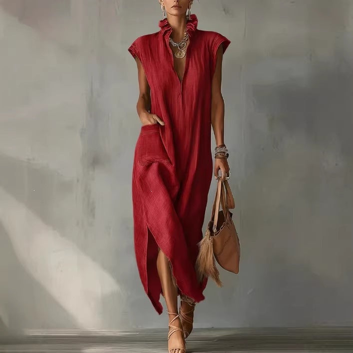 Ruffle Spring Maxi Dress