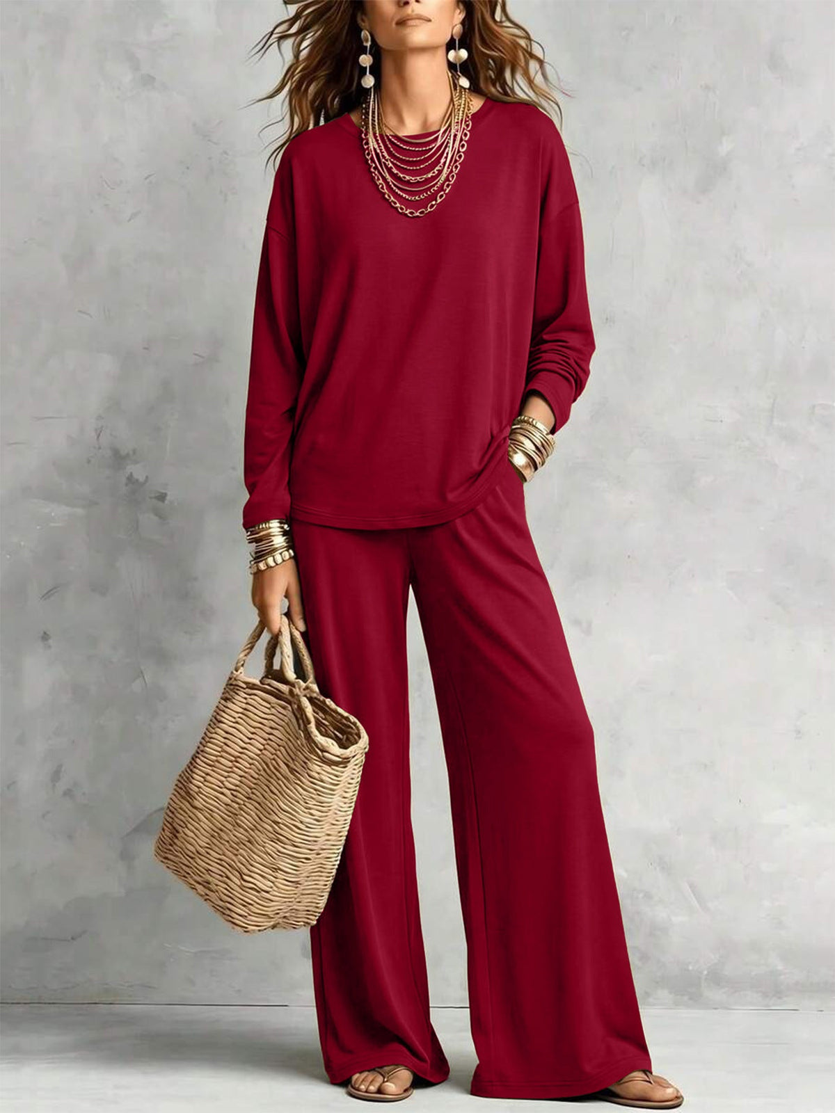 Relaxed Two-Piece Lounge Set