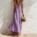 Flowy Halter Maxi Dress