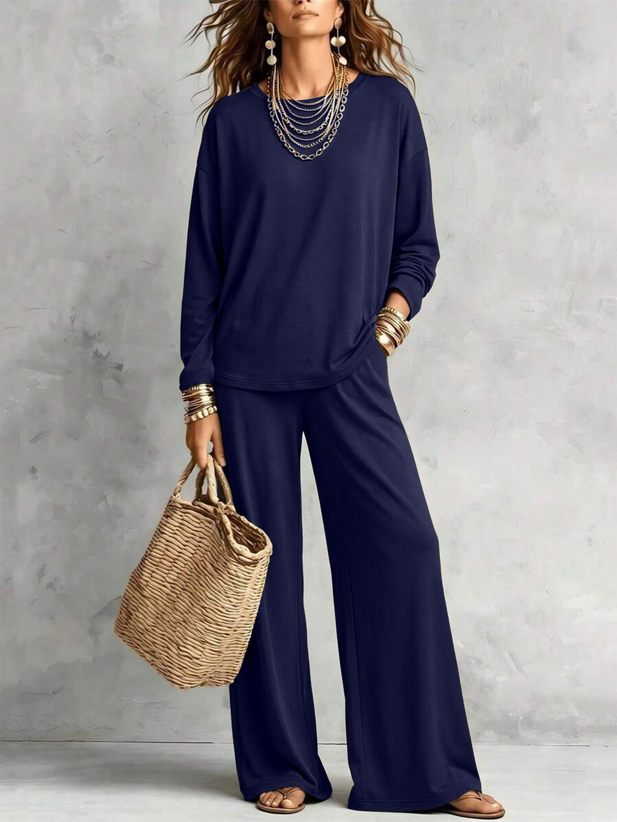 Relaxed Two-Piece Lounge Set