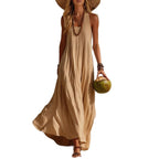 Flowy Halter Maxi Dress