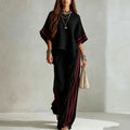 Striped Linen-Blend Two-Piece Set
