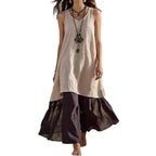 High-Low Tunic Top & Sheer Layered Wide Leg Pants