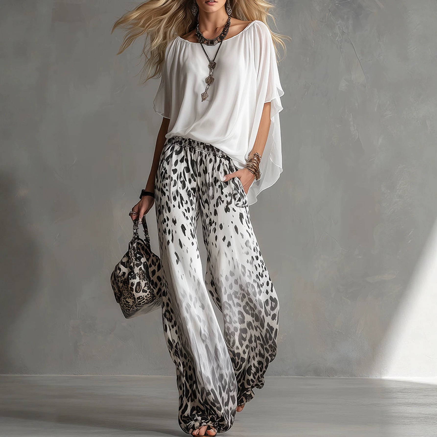 Casual Loose Vacation Matching Set