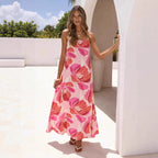 🌸Women's Floral Print Sleeveless Maxi Dress