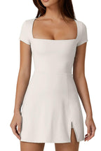 Women's Square Neck Tennis Dress