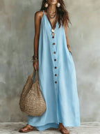 Boho Linen Maxi Dress: Effortless Summer Style