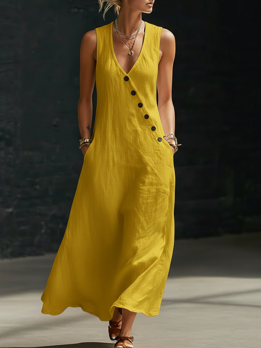 Minimalist And Cozy Button-up Dress