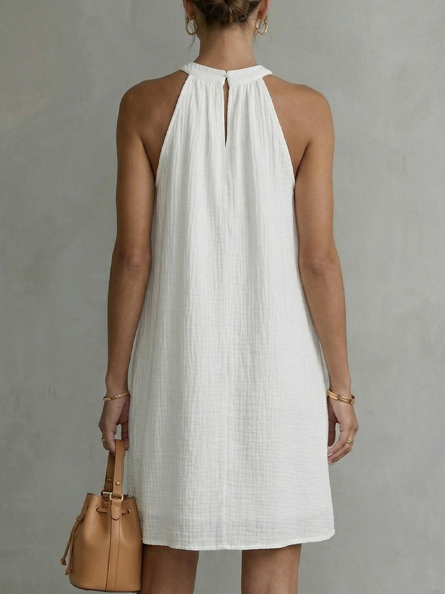 Women's Halter Neck Sleeveless Dress