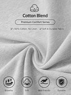 Women's Maxi Dress Cotton Blend Shirt Dress