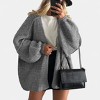 Cozy Relaxed-Fit Knit Cardigan